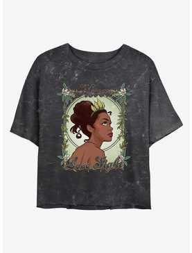 Disney The Princess and the Frog Tiana Never Lose Sight Mineral Wash Womens Crop T-Shirt, , hi-res