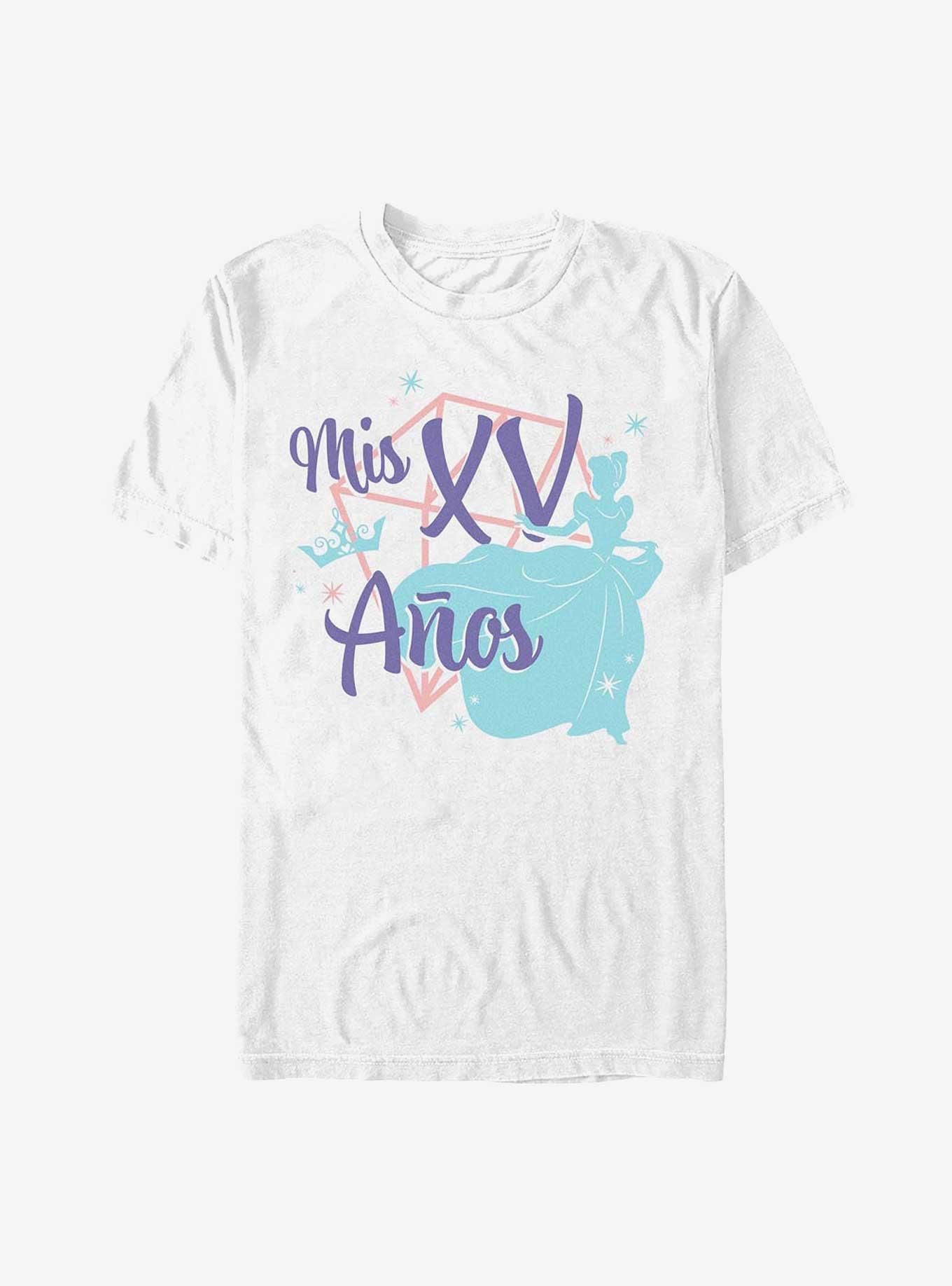Disney Princess Cinderella My Fifteenth Birthday In Spanish Cinderella T-Shirt, , hi-res