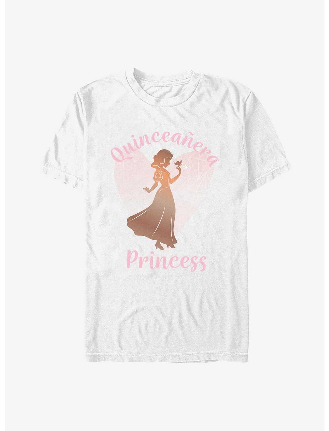 Disney Snow White and the Seven Dwarfs Birthday Quinceanera Princess Snow White T-Shirt, WHITE, hi-res