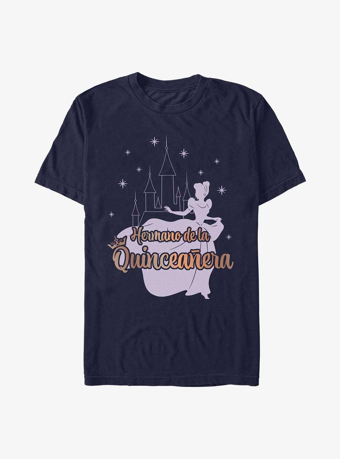 Disney Princess Cinderella Birthday Quinceanera Brother T-Shirt, , hi-res