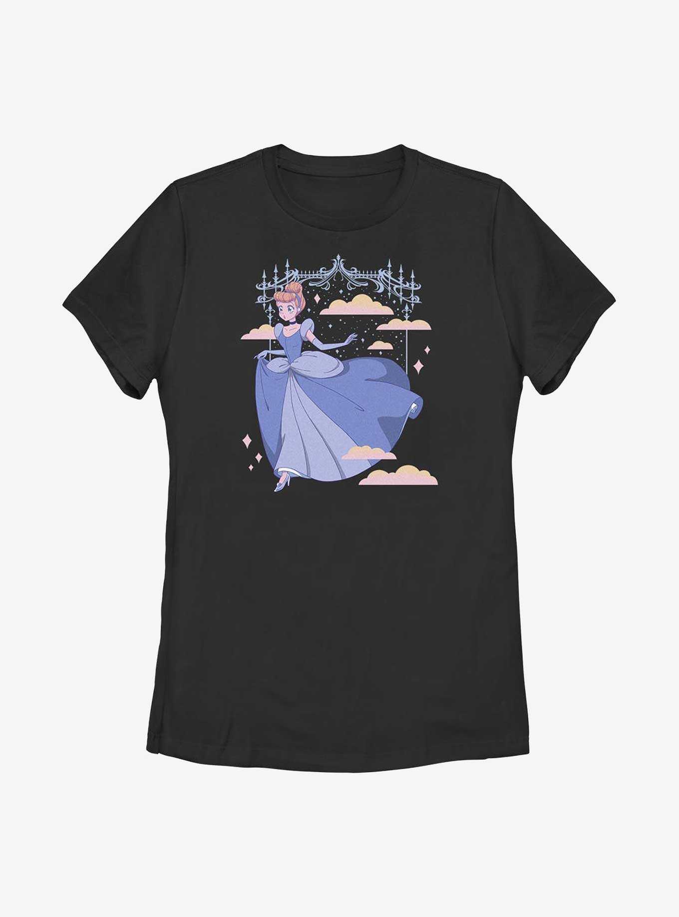 Disney Cinderella Anime Style Princess Slipper Womens T-Shirt, , hi-res