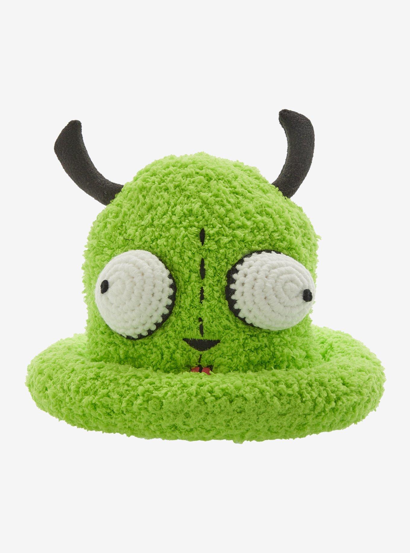 Invader Zim GIR Plush Rolled Brim Beanie, , hi-res