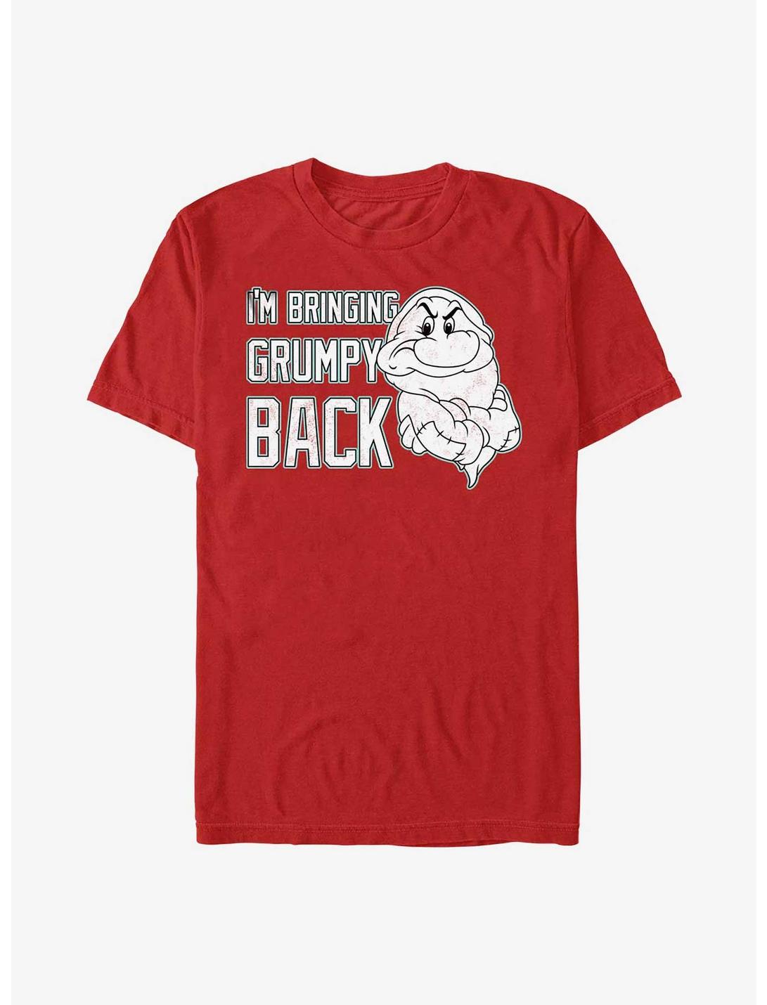 Disney Snow White and the Seven Dwarfs Bring Grumpy Back T-Shirt, RED, hi-res