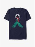 Disney The Little Mermaid Dress Silhouettes T-Shirt, NAVY, hi-res