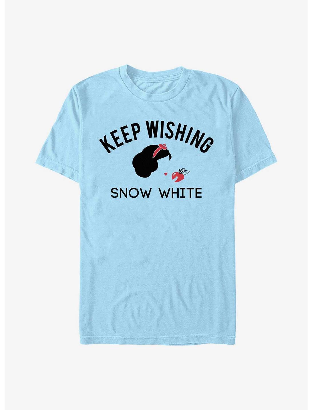 Disney Snow White and the Seven Dwarfs Keep Wishing T-Shirt, LT BLUE, hi-res