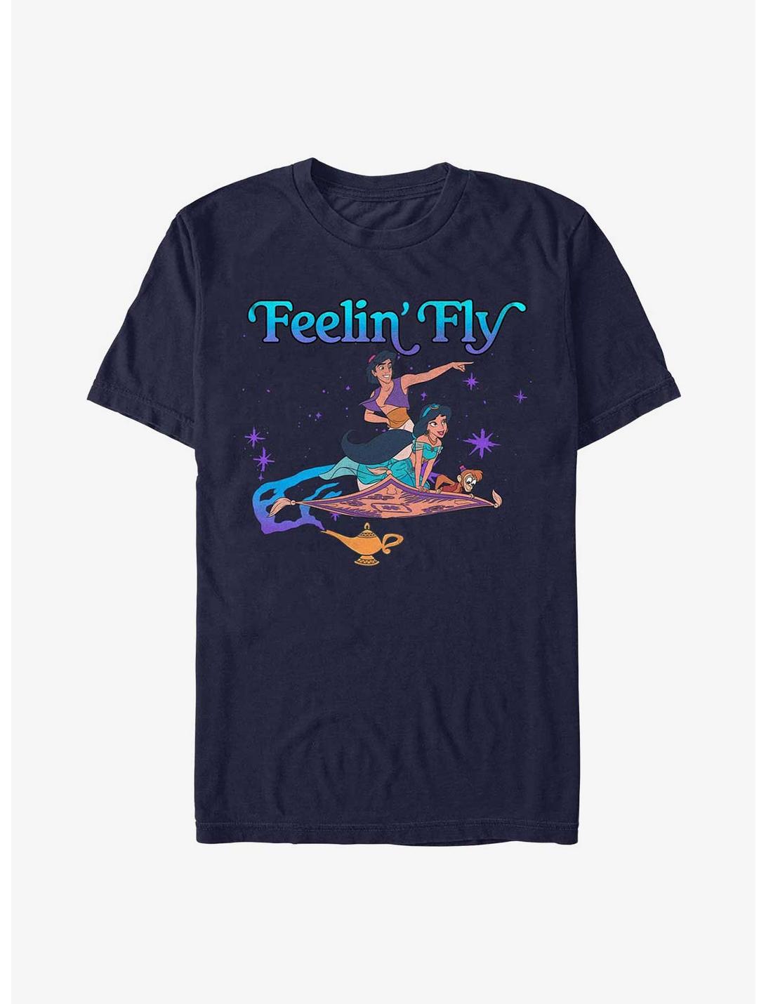 Disney Aladdin Feelin' Fly T-Shirt, NAVY, hi-res