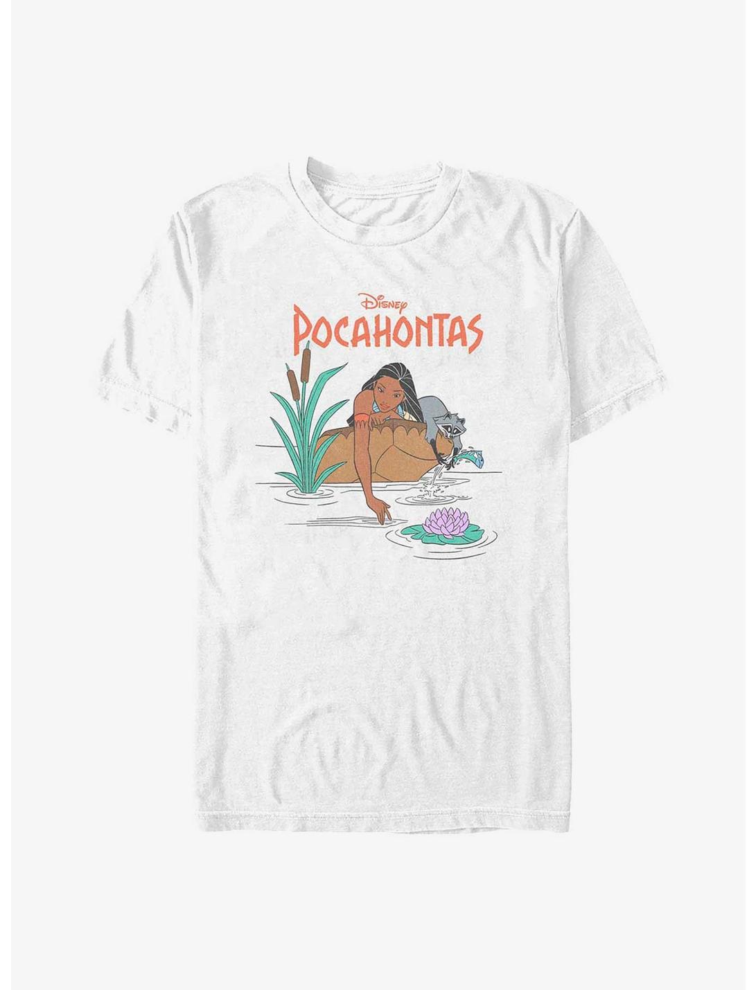 Disney Pocahontas and Meeko Around The Riverbend T-Shirt, WHITE, hi-res