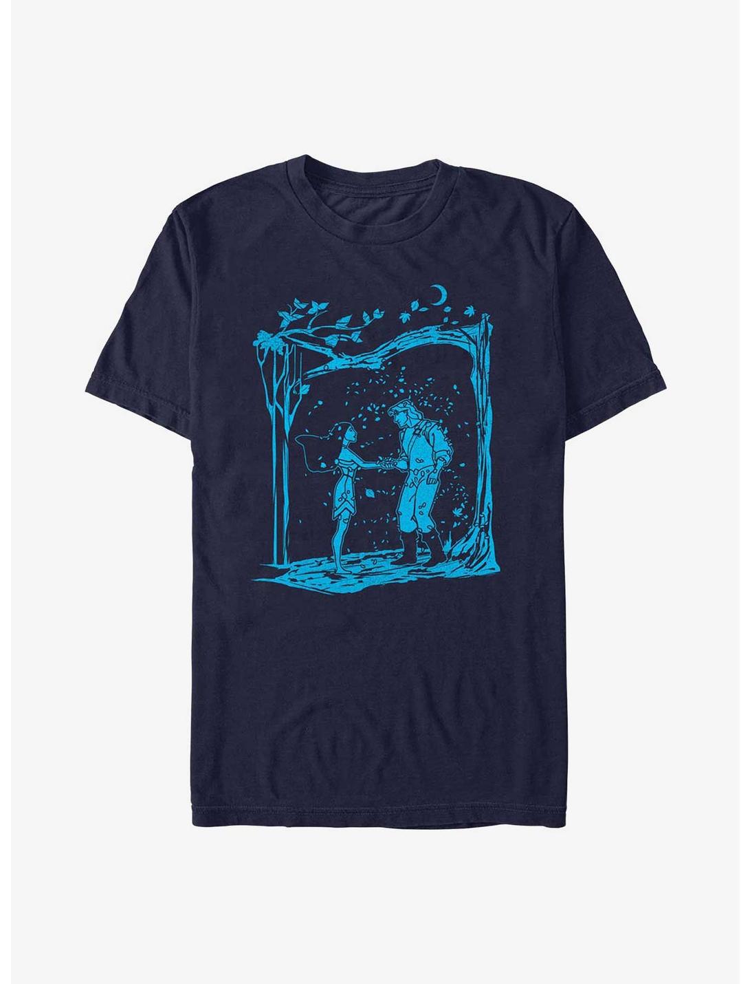 Disney Pocahontas Love Is In The Air T-Shirt, NAVY, hi-res
