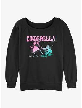 Disney Cinderella The Slipper Fits Womens Slouchy Sweatshirt, , hi-res