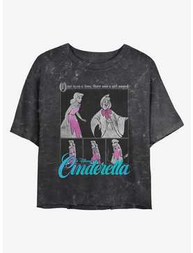 Disney Cinderella Fairy Godmother Magic Mineral Wash Womens Crop T-Shirt, , hi-res