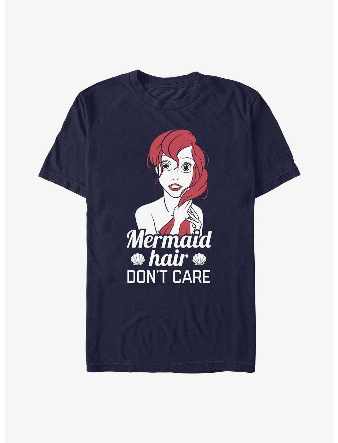 Disney The Little Mermaid Mermaid Hair Don't Care T-Shirt, NAVY, hi-res