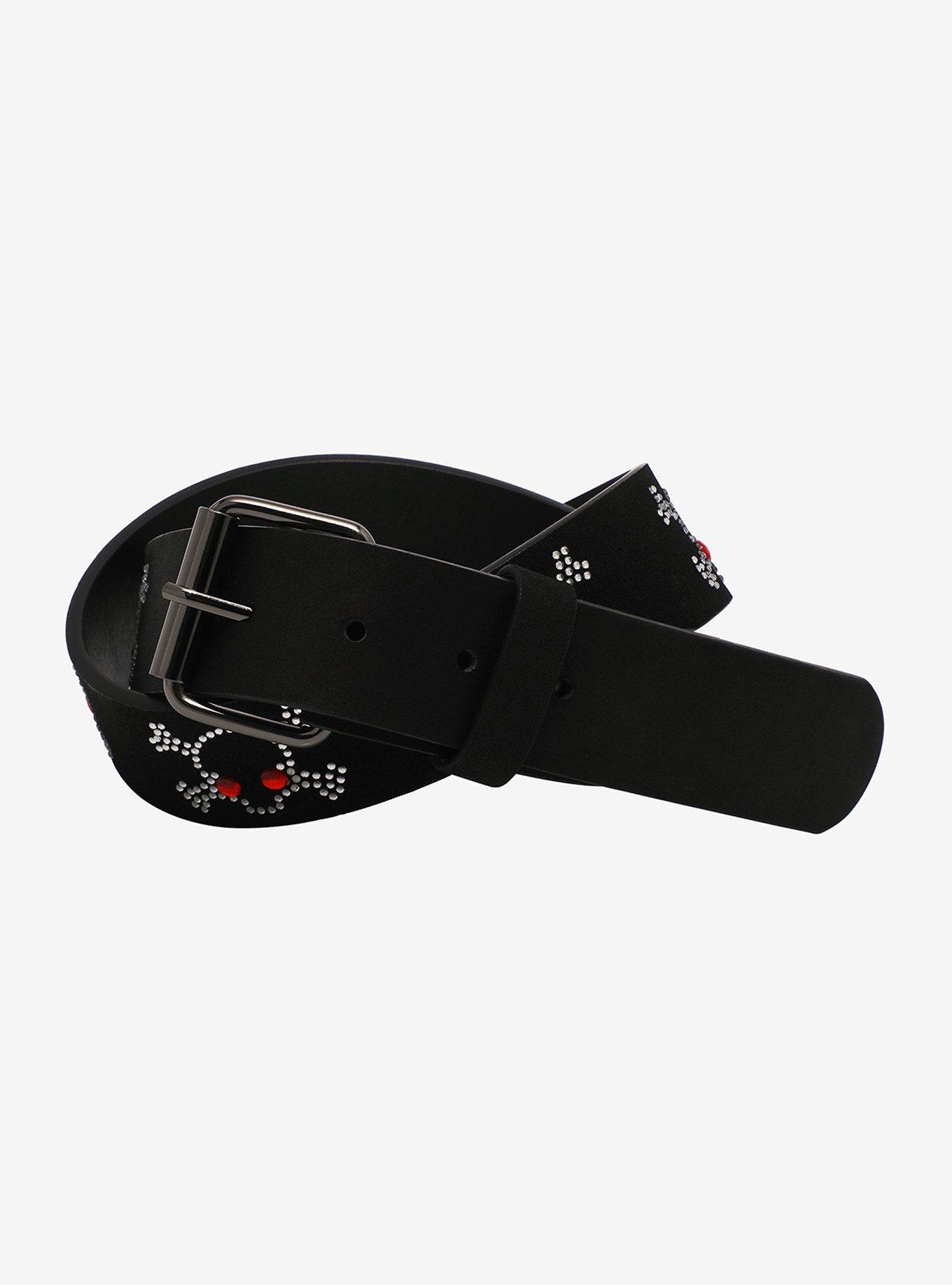 Bling Skull 'N' Crossbones Belt, , hi-res