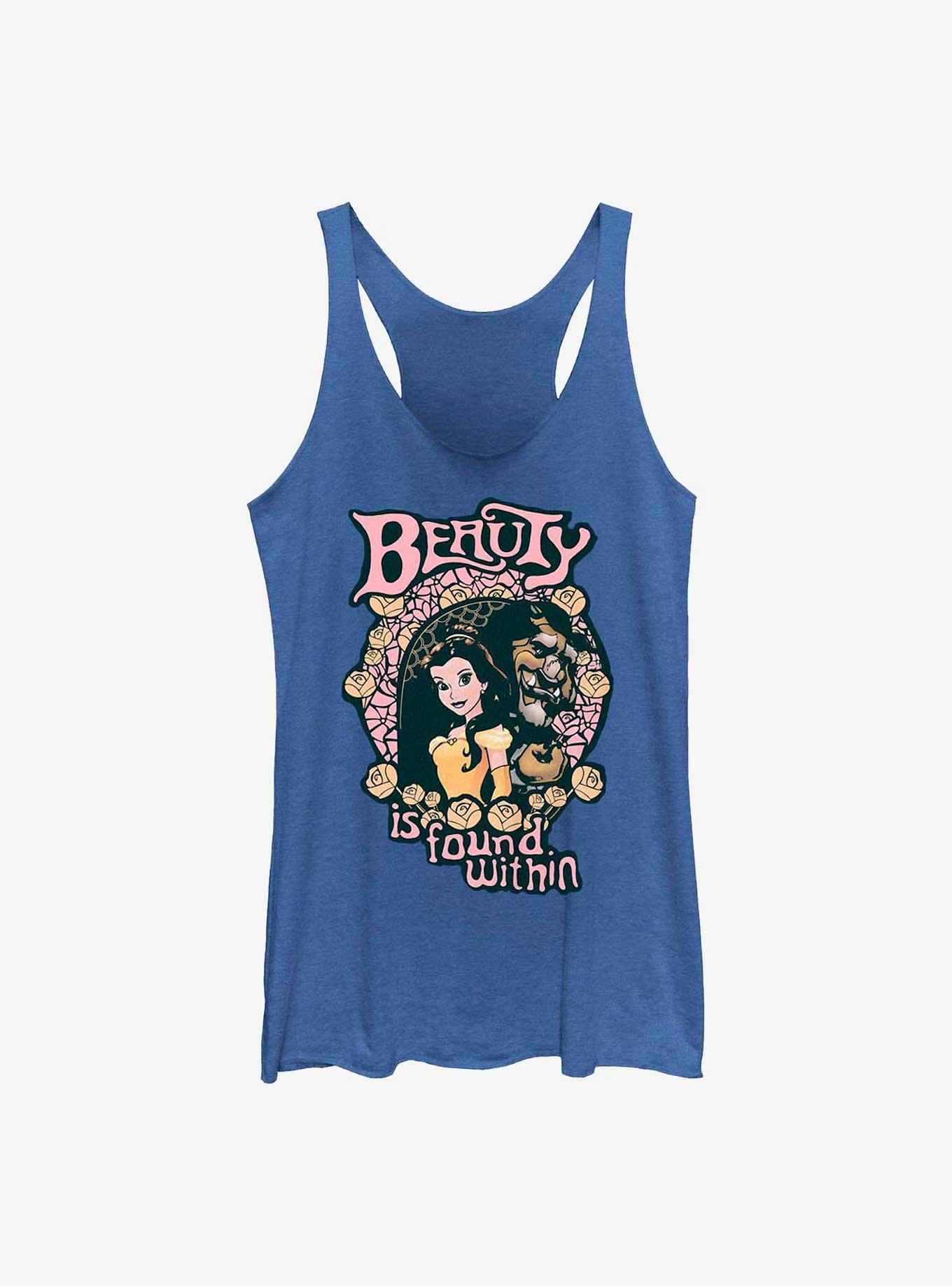 Disney Beauty and the Beast Beauty Is Found Within Womens Tank Top, ROY HTR, hi-res