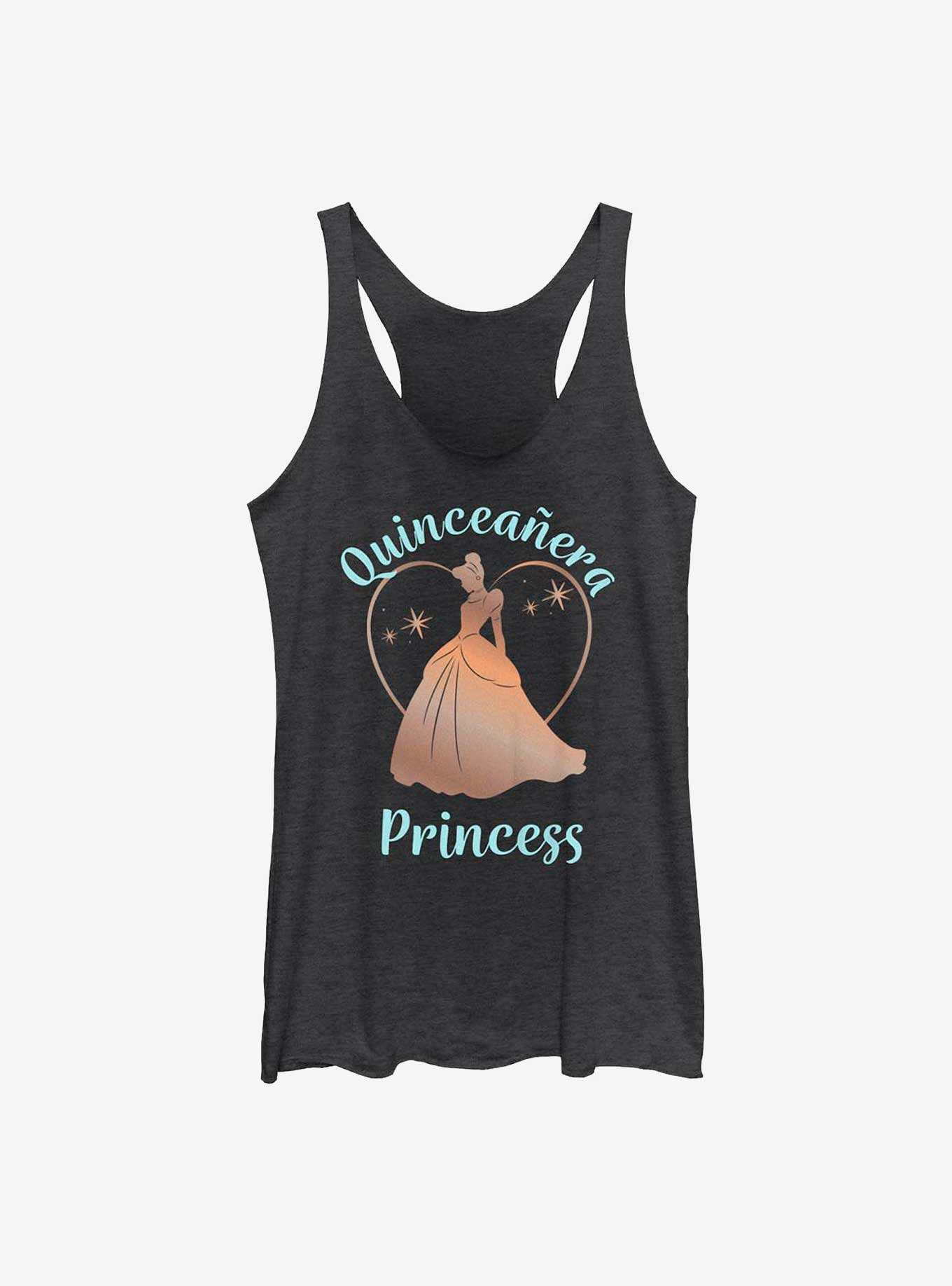 Disney Cinderella Birthday Quinceanera Princess Cinderella Womens Tank Top, , hi-res
