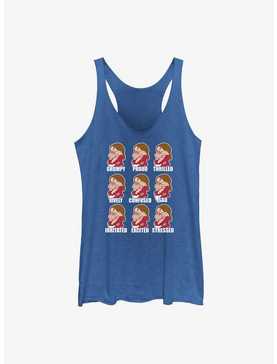 Disney Snow White and the Seven Dwarfs Grumpy Expressions Womens Tank Top, , hi-res