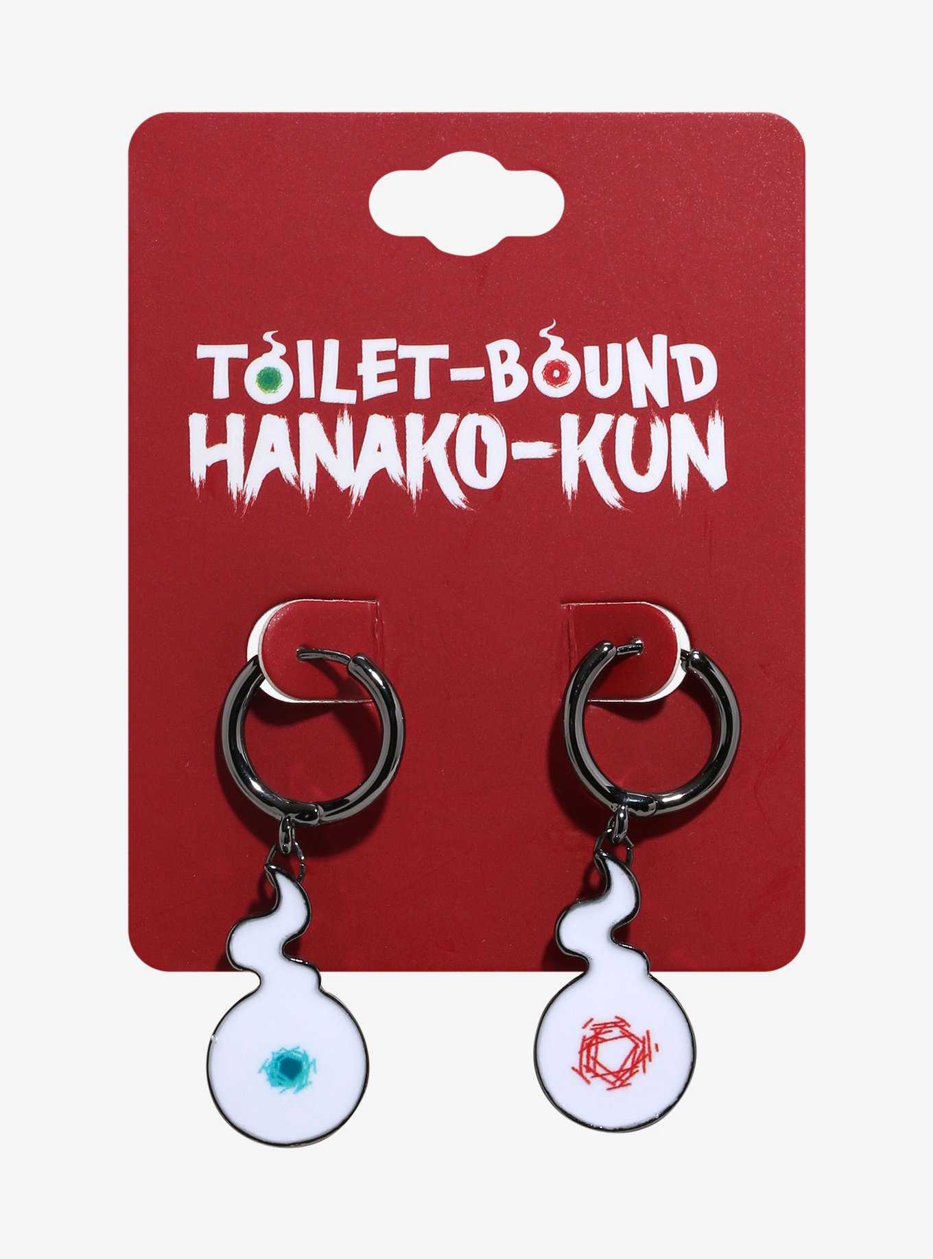 Toilet-Bound Hanako-Kun Hakujoudai Mismatch Huggie Hoops, , hi-res