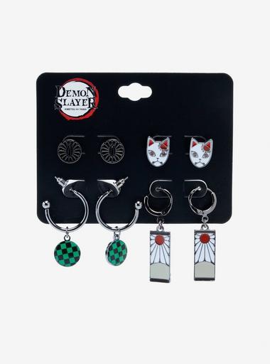 Demon Slayer: Kimetsu No Yaiba Tanjiro Earring Set Hot Topic