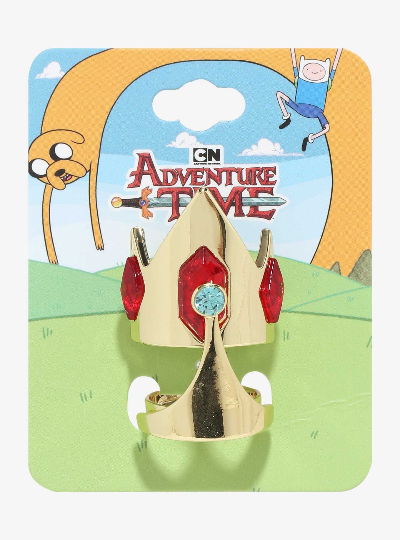 Adventure Time Ice King & Princess Bubblegum Ring Set, , hi-res