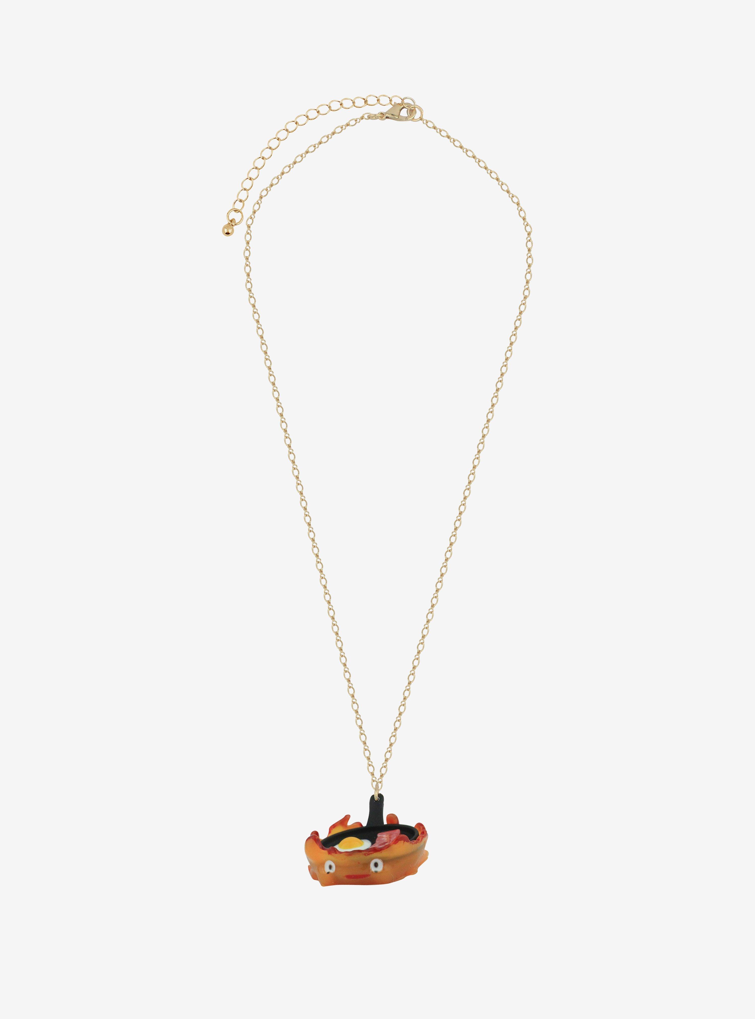 Studio Ghibli® Howl's Moving Castle Calcifer Bacon Necklace, , hi-res