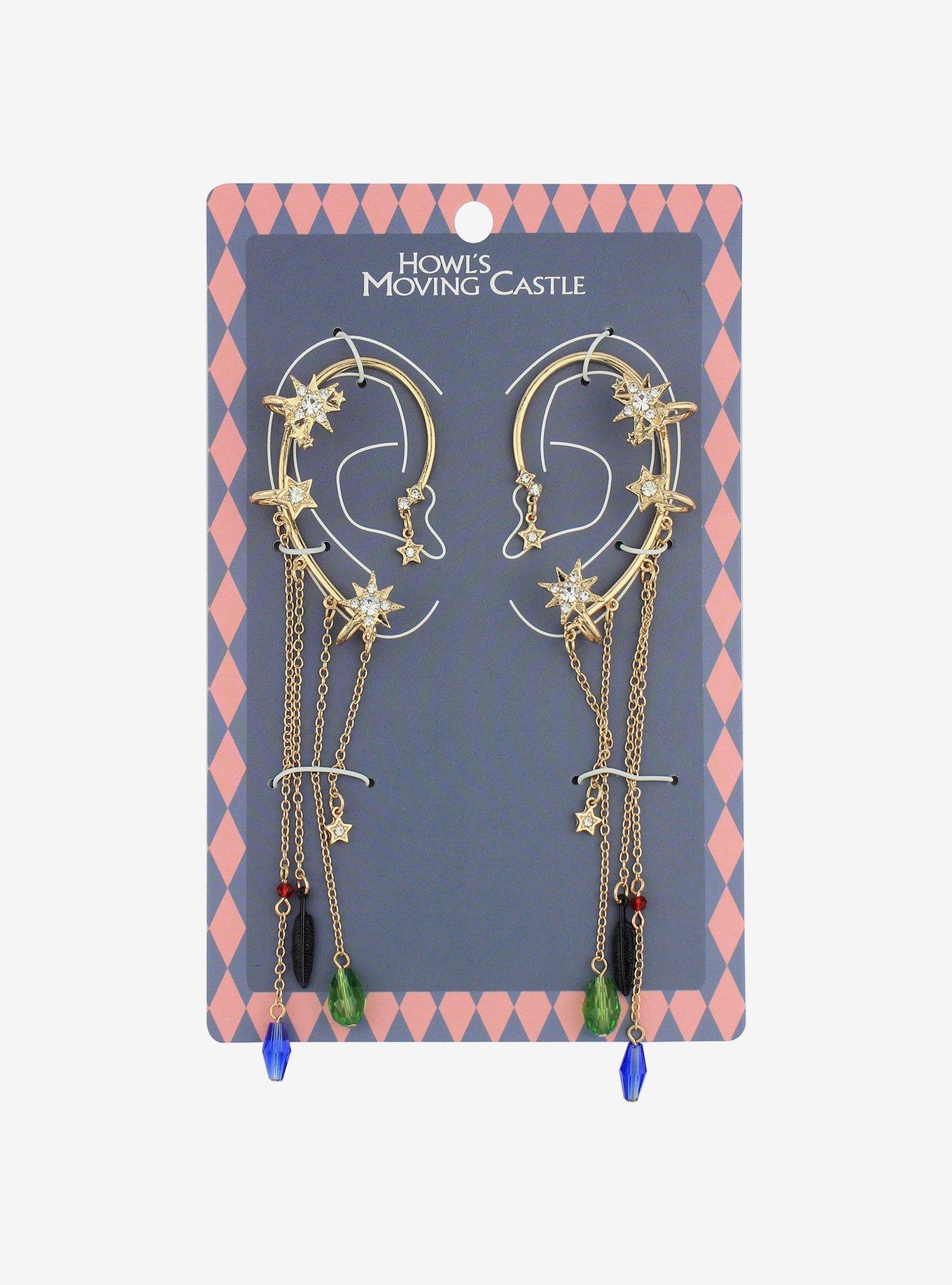 Studio Ghibli&reg; Howl's Moving Castle Star & Gem Ear Cuff Set, , hi-res