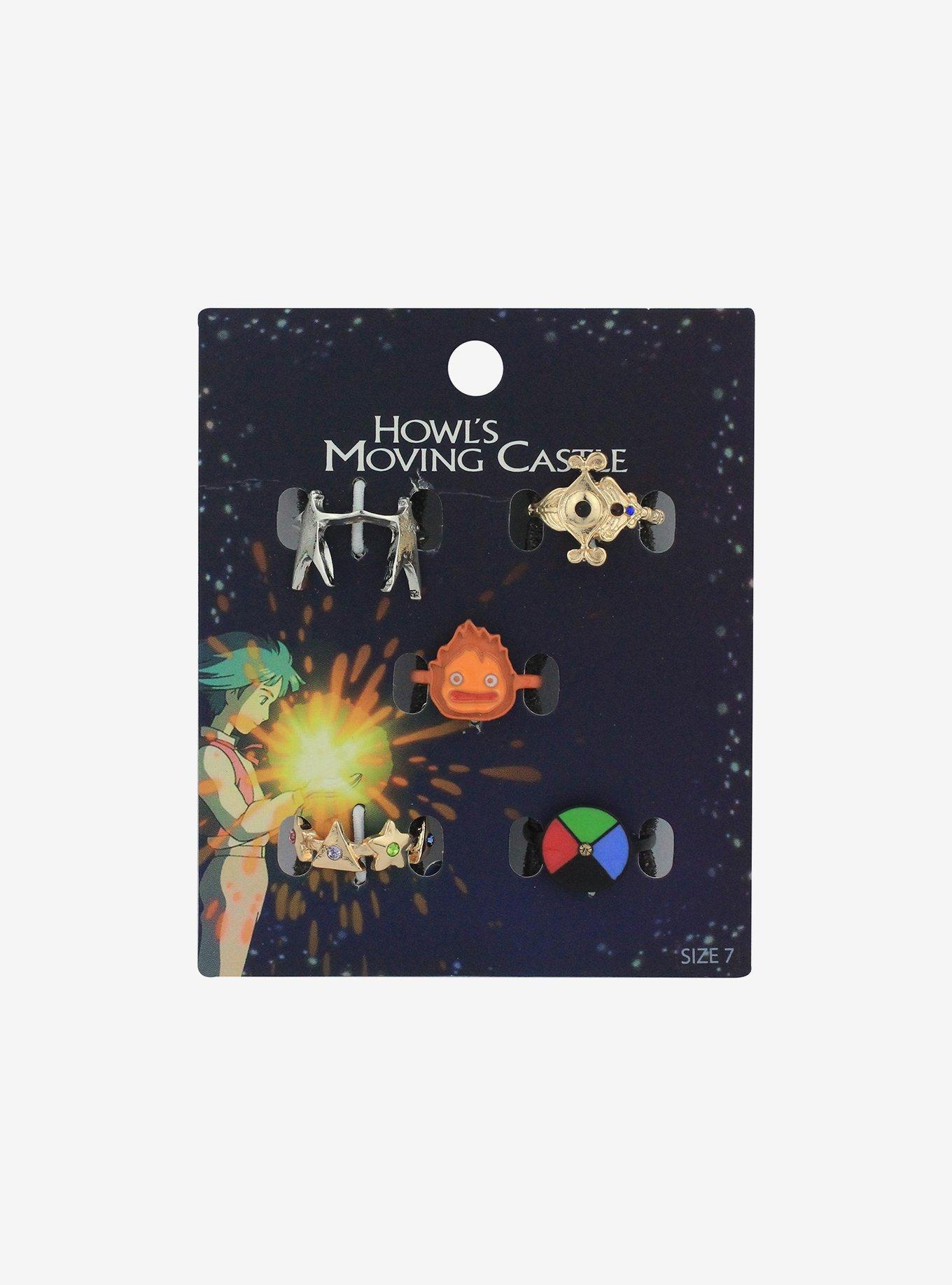 Studio Ghibli® Howl's Moving Castle Icons Ring Set, , hi-res