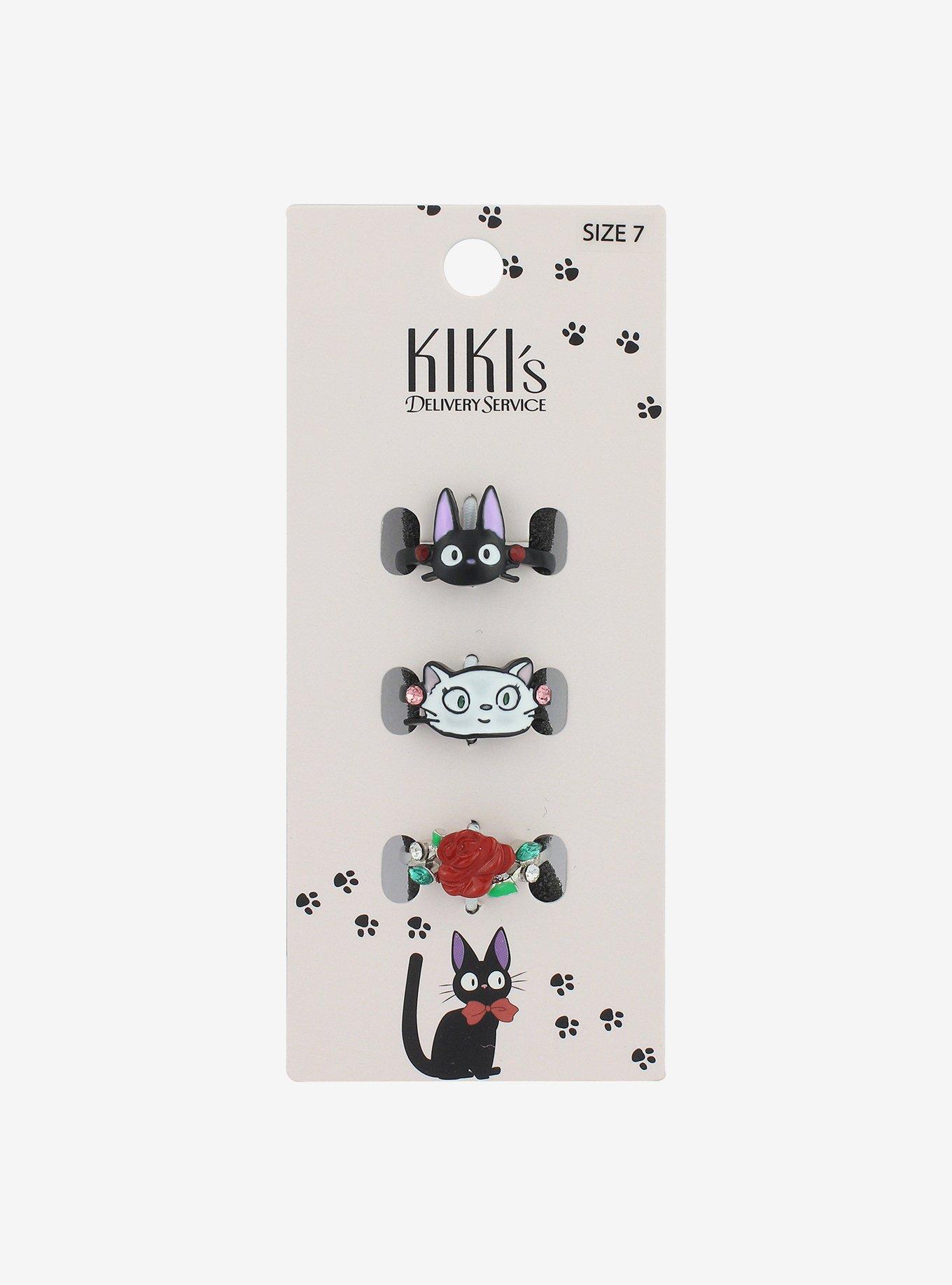 Studio Ghibli® Kiki's Delivery Service Jiji & Lily Ring Set