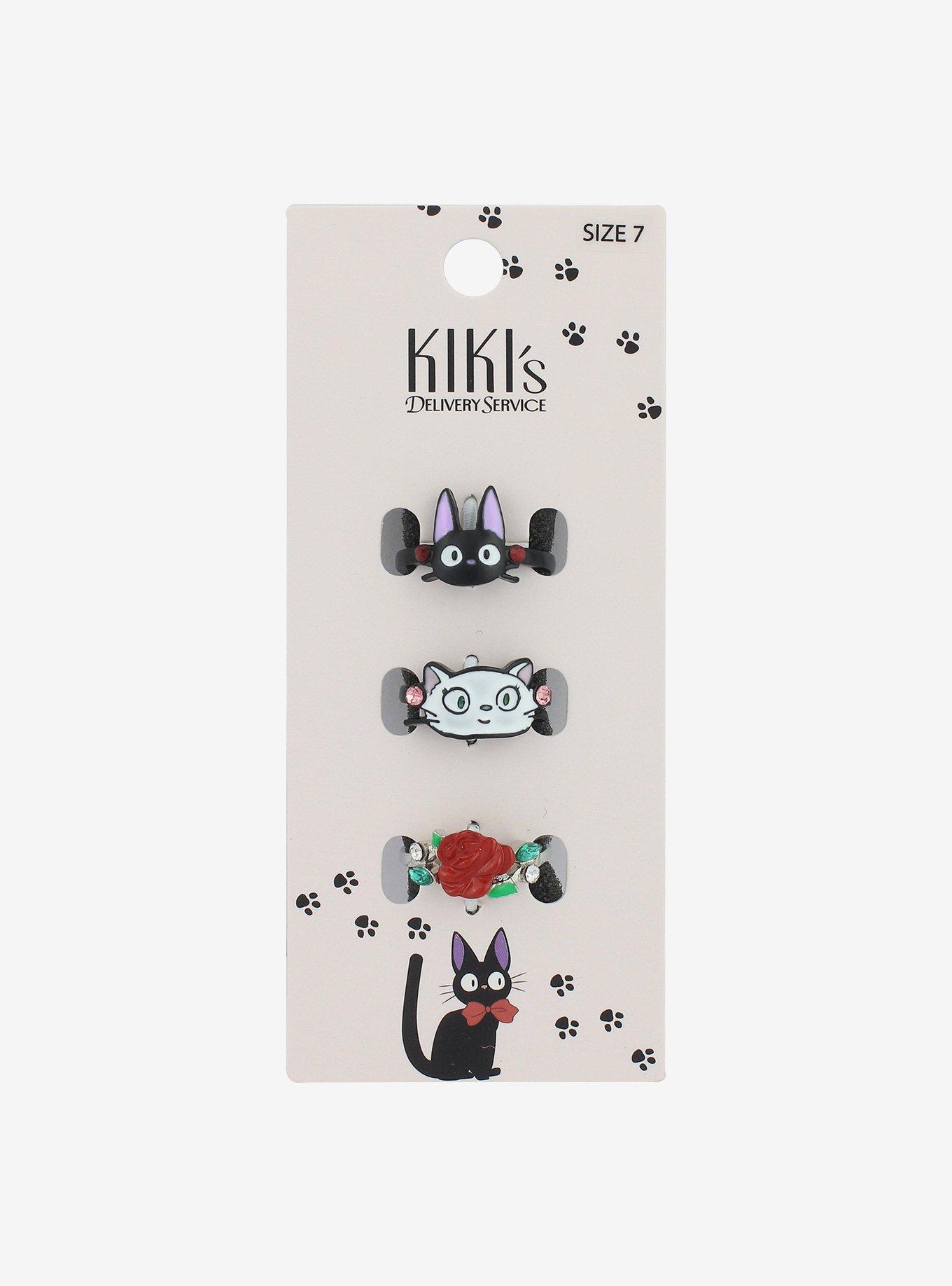 Studio Ghibli&reg; Kiki's Delivery Service Jiji & Lily Ring Set, , hi-res