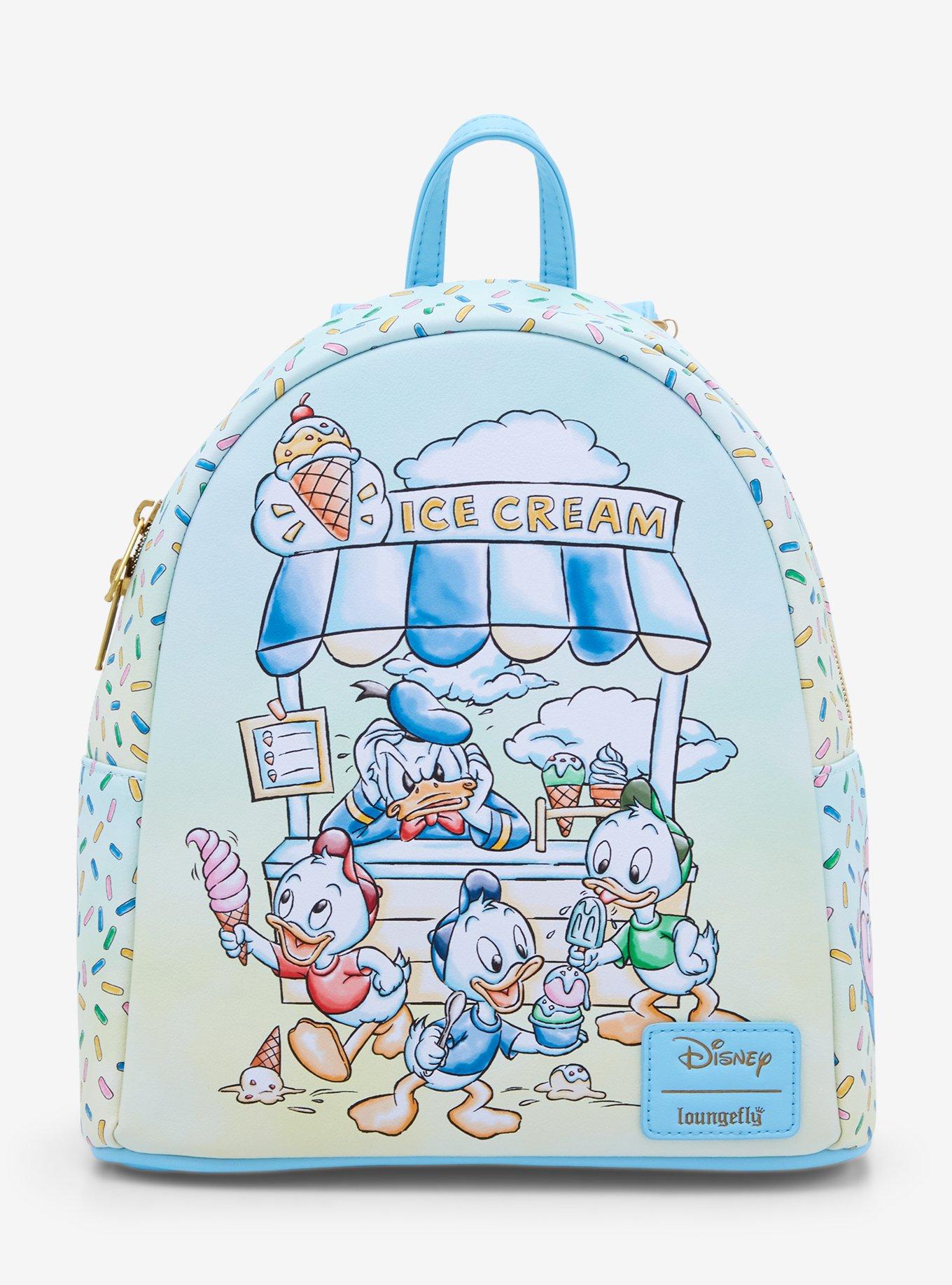 Loungefly Disney Donald Duck Nephews Ice Cream Mini Backpack Hot Topic