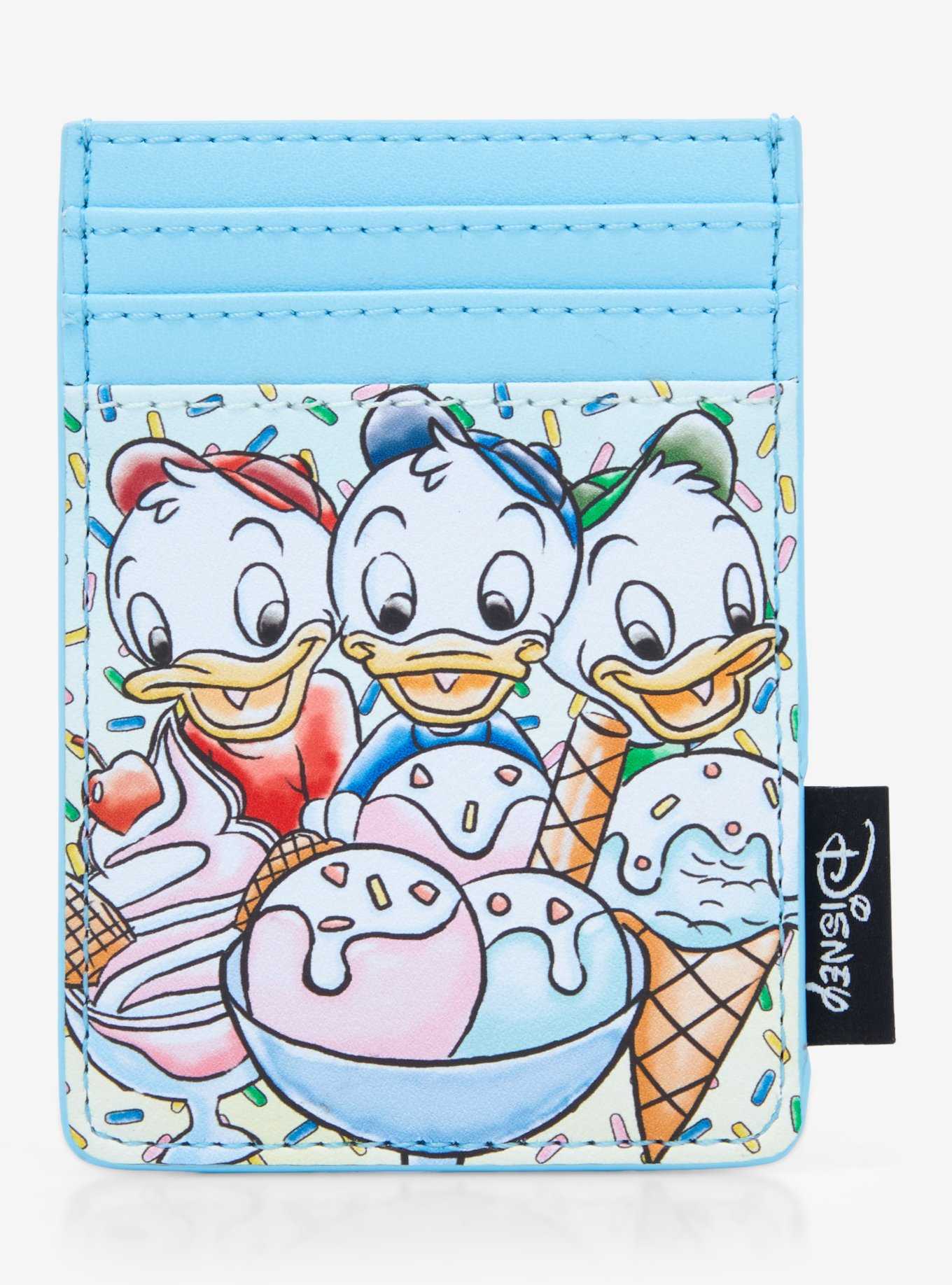 Loungefly Disney Donald Duck Nephews Ice Cream Cardholder, , hi-res