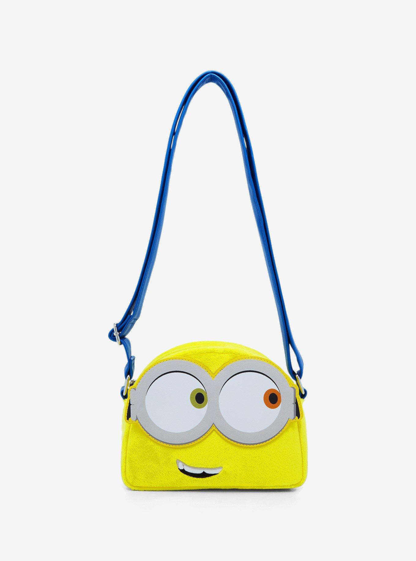 Loungefly Minions Bob Fuzzy Crossbody Bag, , hi-res
