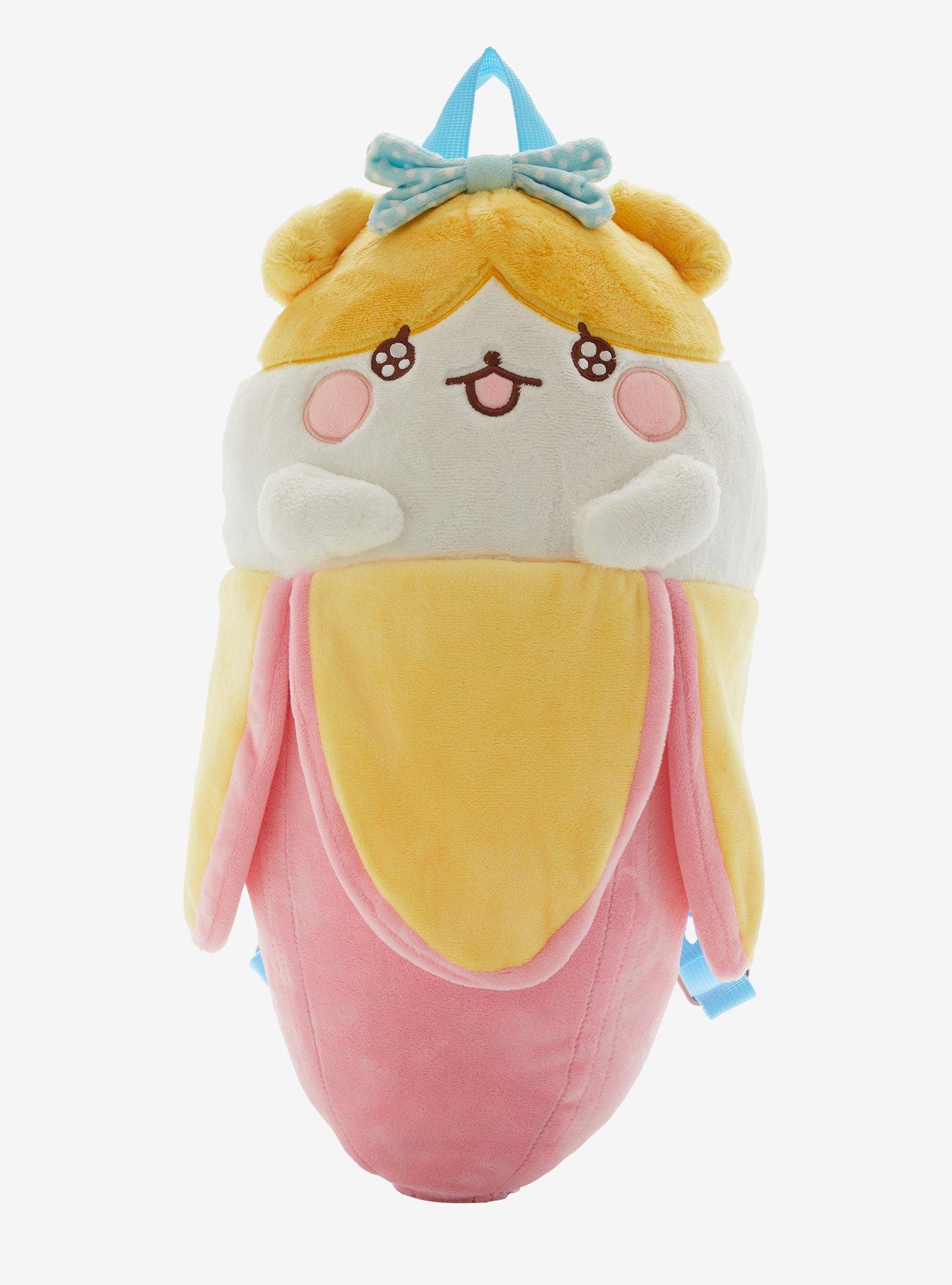 Bananya With Bow Plush Backpack