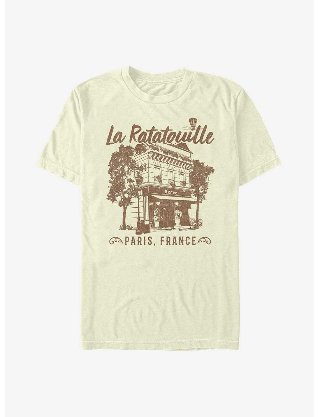 Disney Pixar Ratatouille Cafe Paris France T-Shirt, NATURAL, hi-res