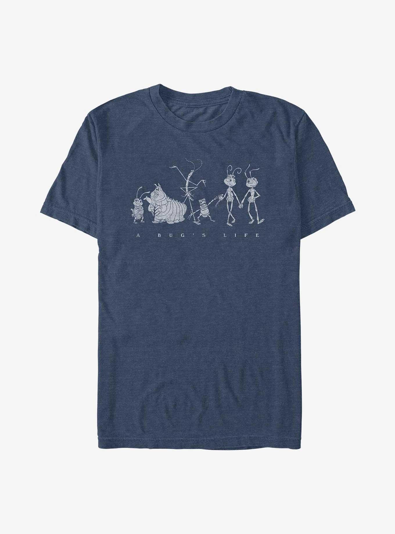 Disney Pixar A Bug's Life Bug Pals T-Shirt, NAVY HTR, hi-res