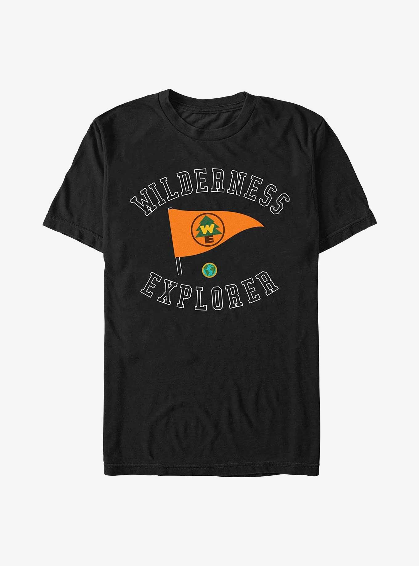 Disney Pixar Up Wilderness Explorer Pennant T-Shirt, BLACK, hi-res