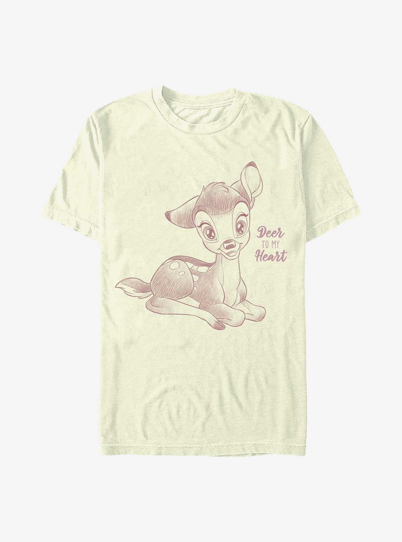 Disney Bambi Deer To My Heart T-Shirt, NATURAL, hi-res
