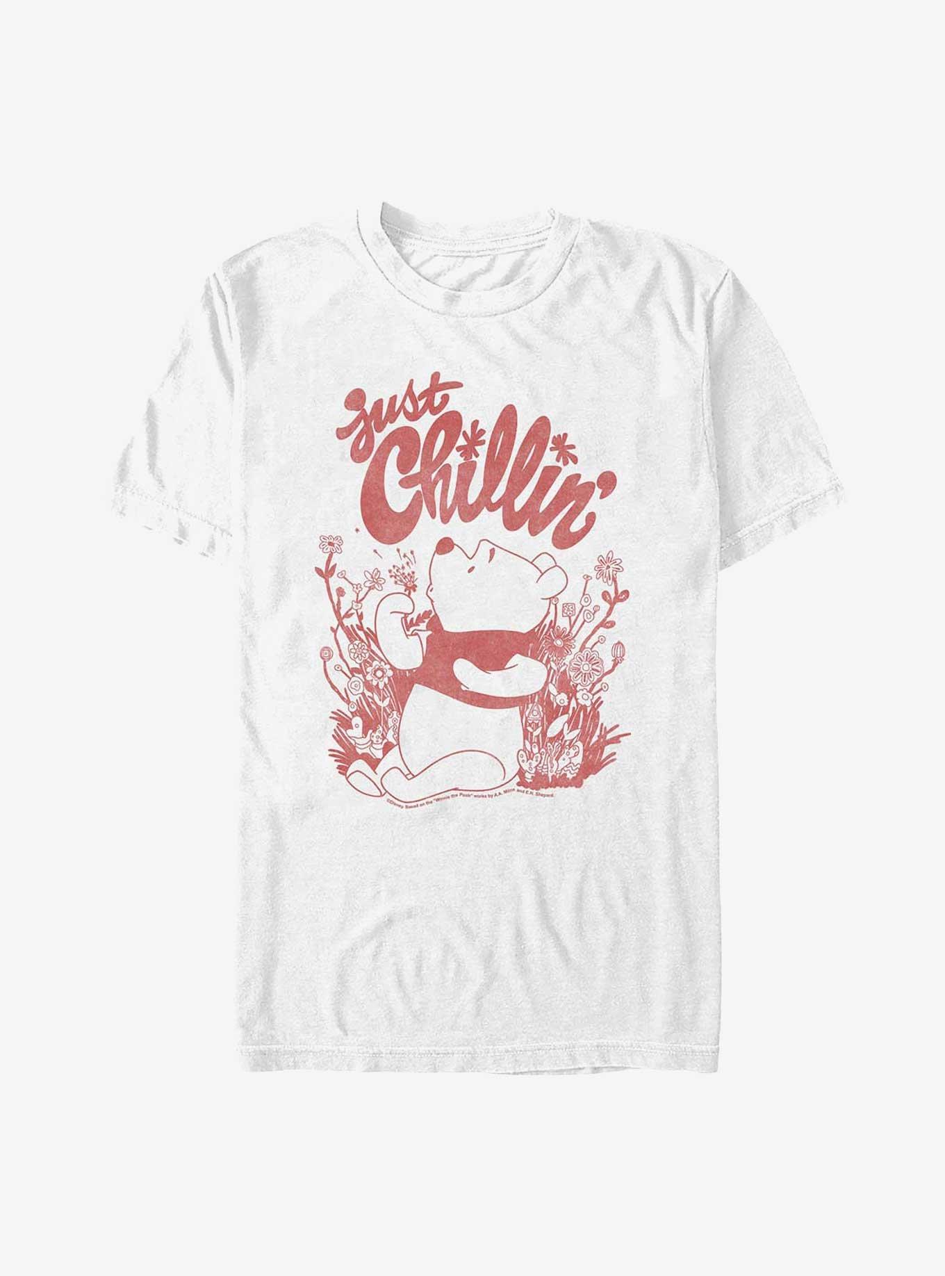 Disney Winnie The Pooh Just Chillin T-Shirt, WHITE, hi-res