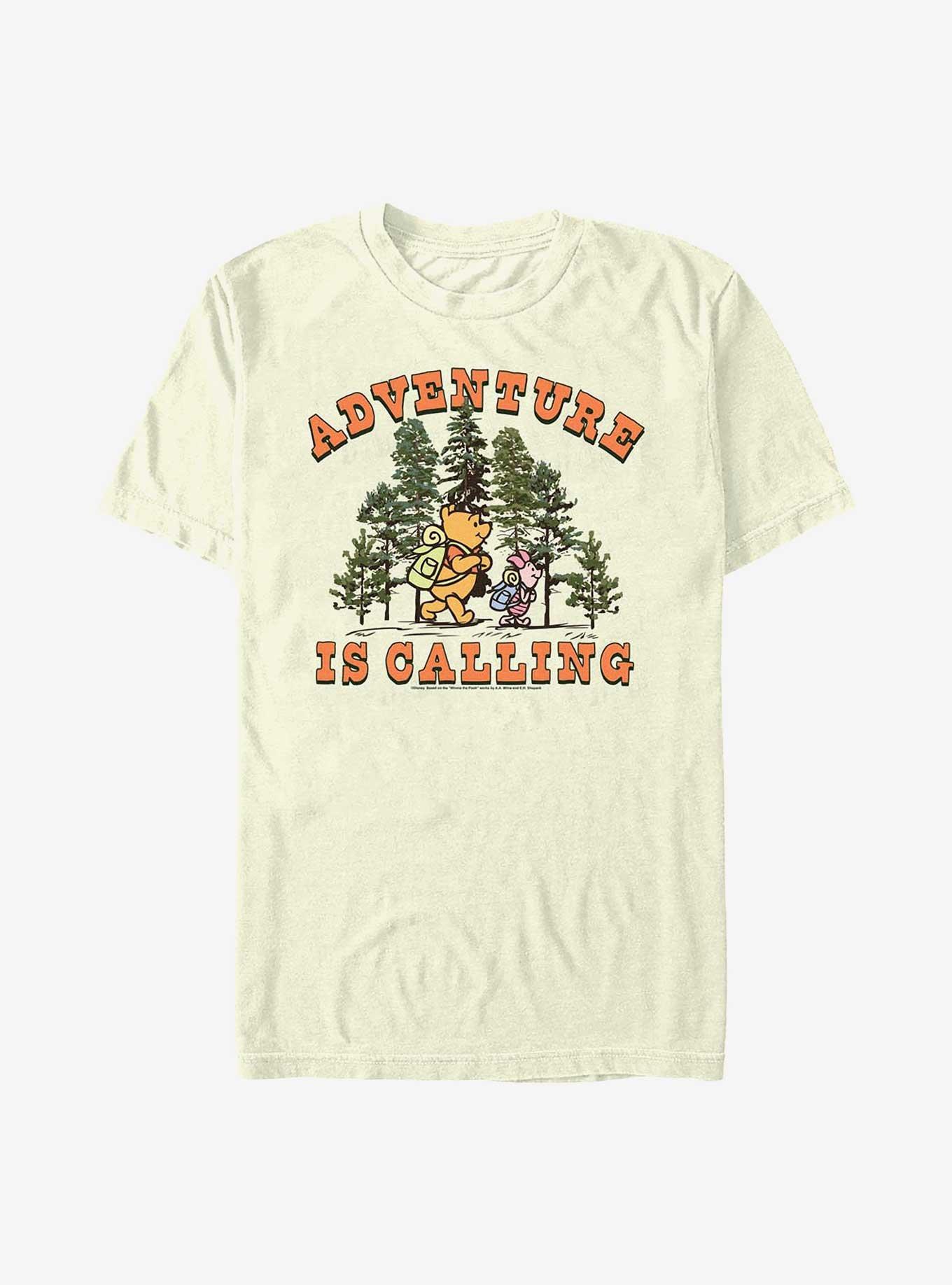 Disney Winnie The Pooh Winnie and Piglet Adventure Is Calling T-Shirt, , hi-res