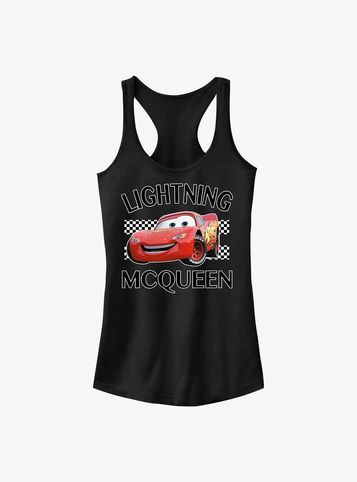 Disney Pixar Cars Lightning McQueen Girls Tank, BLACK, hi-res