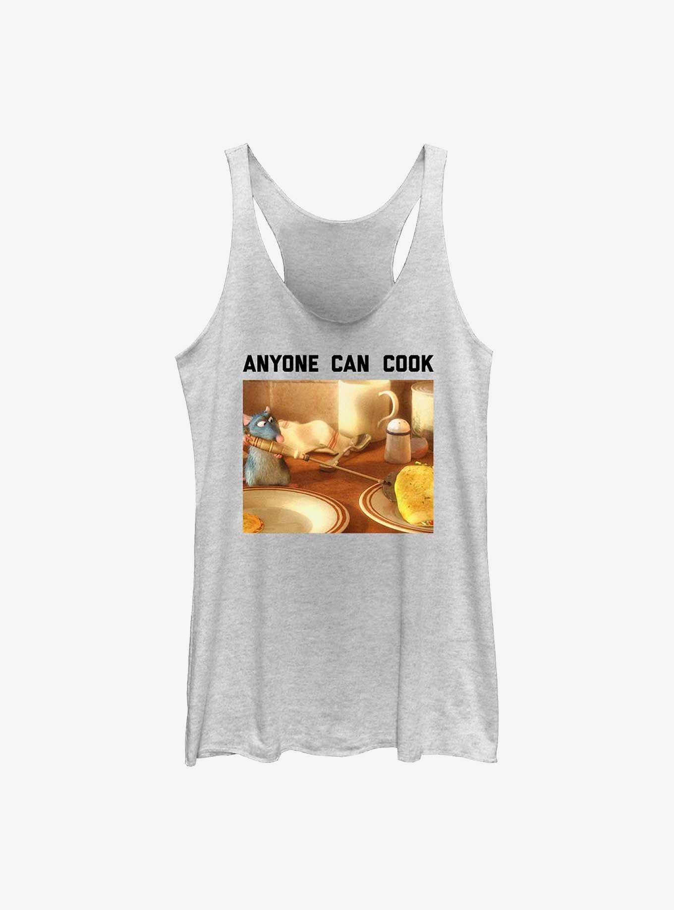 Disney Pixar Ratatouille Anyone Can Cook Girls Tank, WHITE HTR, hi-res