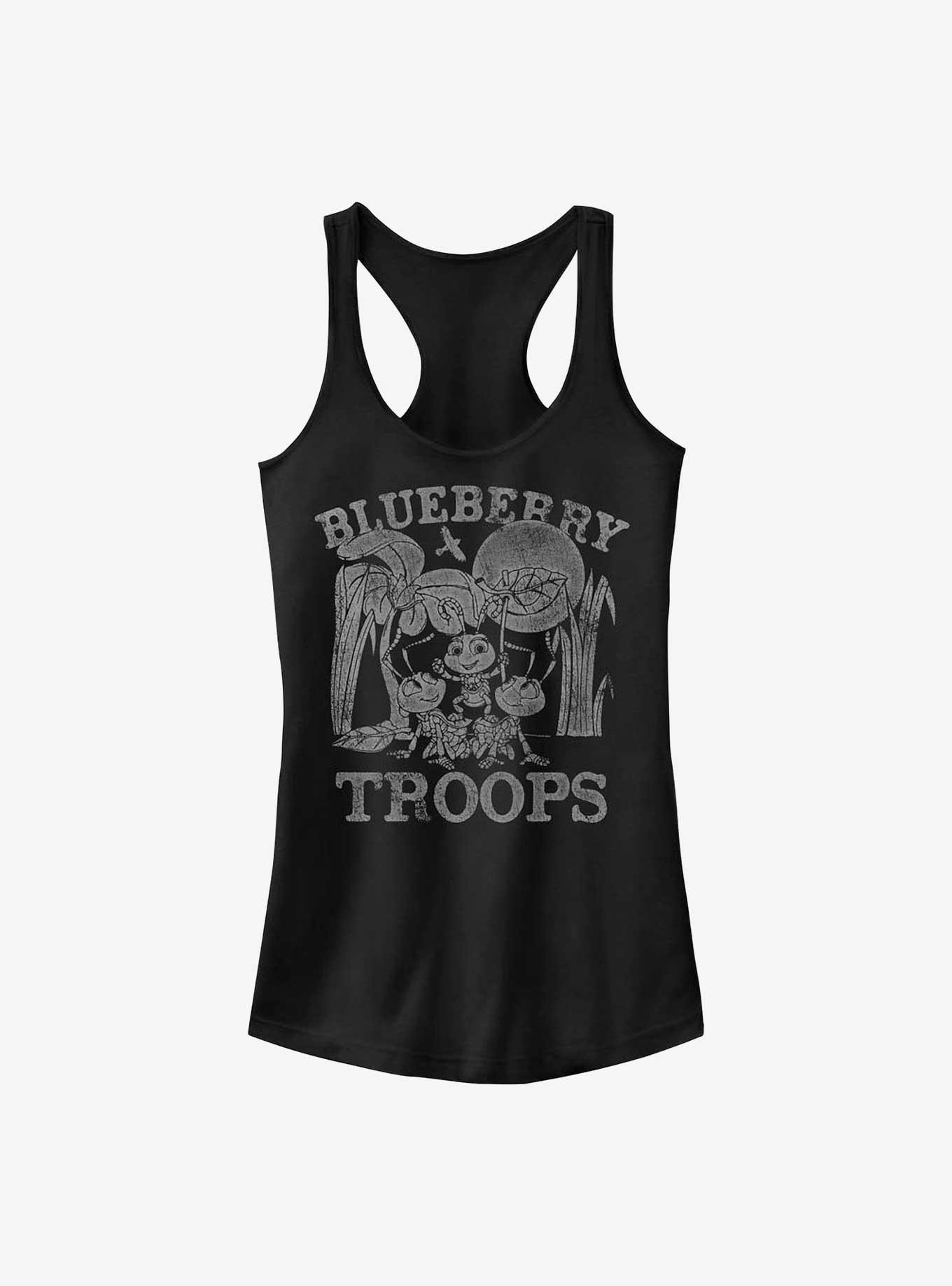 Disney Pixar A Bug's Life Blueberry Troops Girls Tank