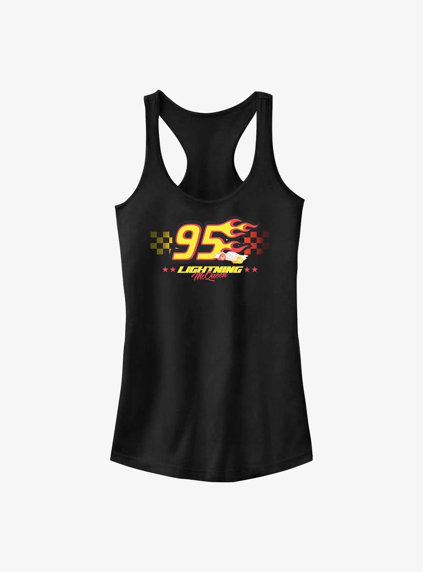 Disney Pixar Cars Race Flames Girls Tank, BLACK, hi-res