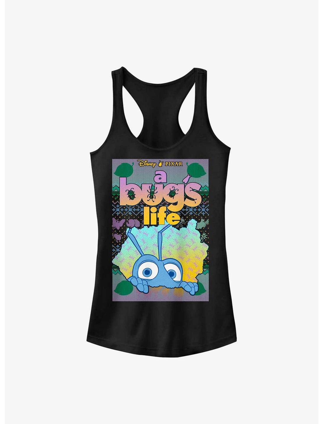 Disney Pixar A Bug's Life Buggy Sweater Style Girls Tank, BLACK, hi-res