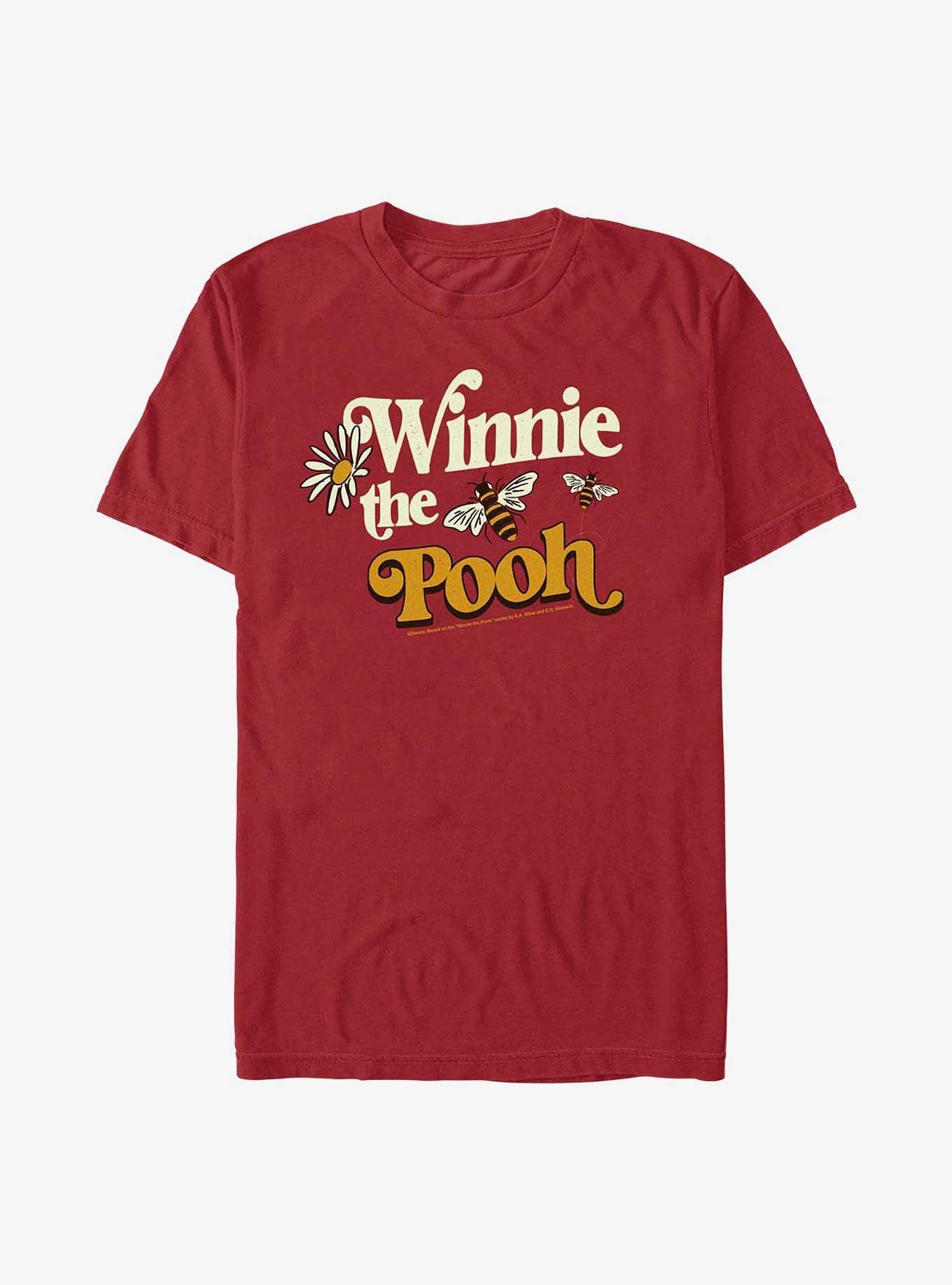 Winnie the pooh red hot sale shirt