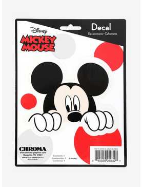 Disney Mickey Mouse Peeking Car Decal, , hi-res