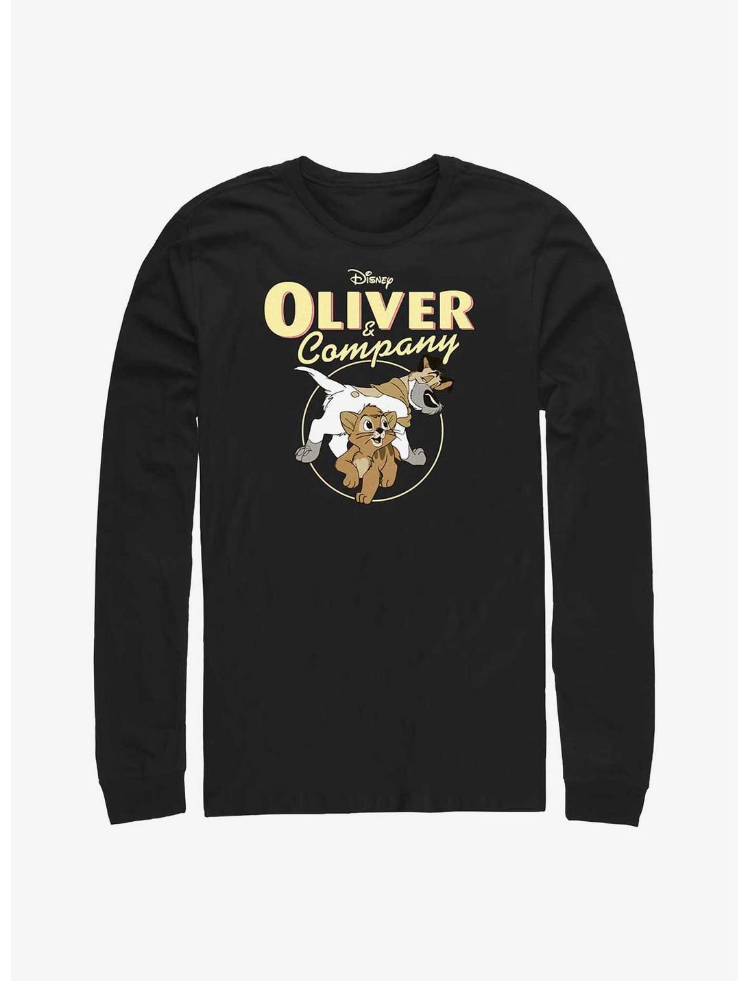 Disney Oliver & Company Oliver and Dodger Long-Sleeve T-Shirt, BLACK, hi-res