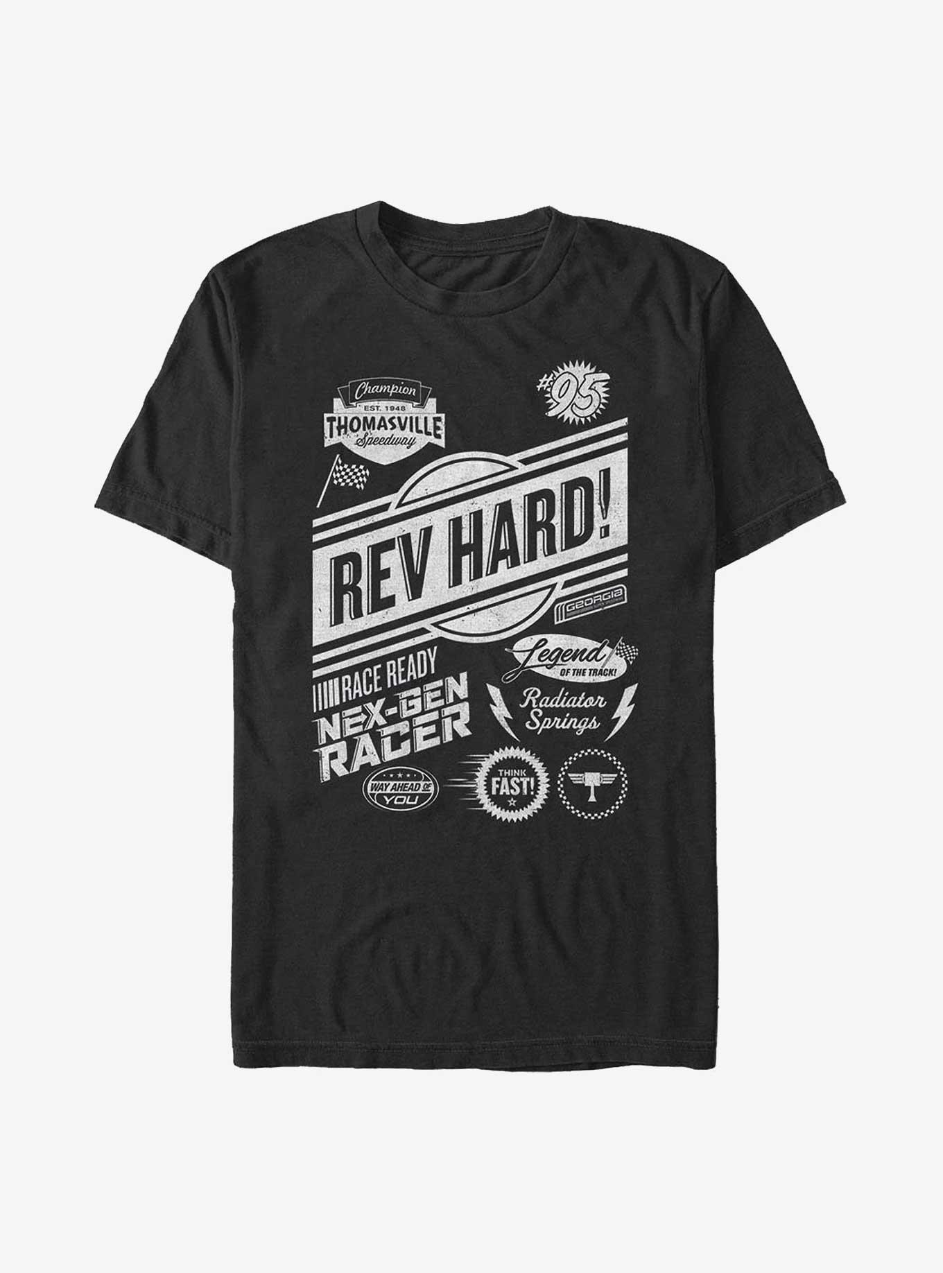 Disney Pixar Cars Rev Hard Nex-Gen Racer T-Shirt, BLACK, hi-res