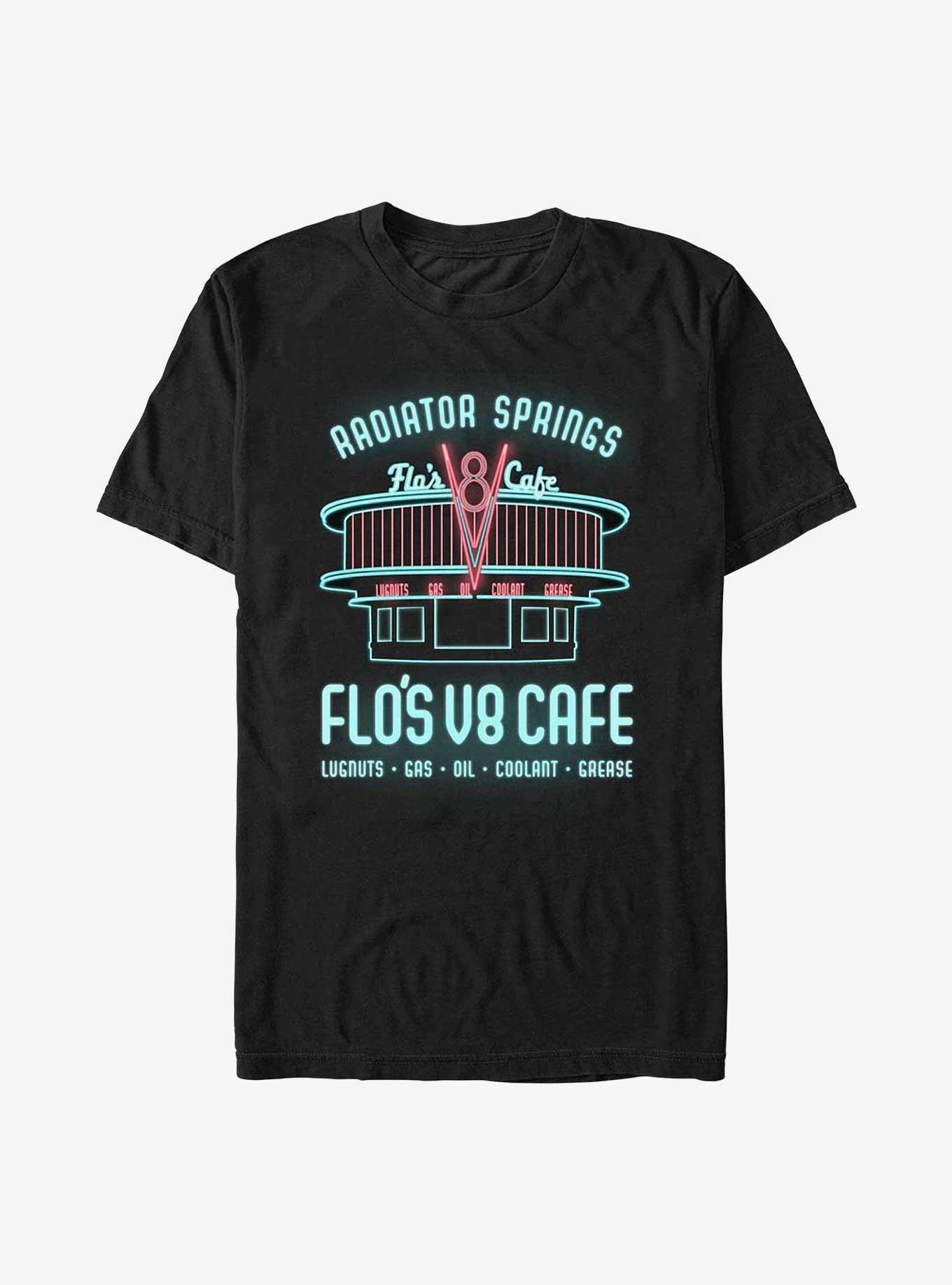 Disney Pixar Cars Flo's V8 Cafe T-Shirt, BLACK, hi-res