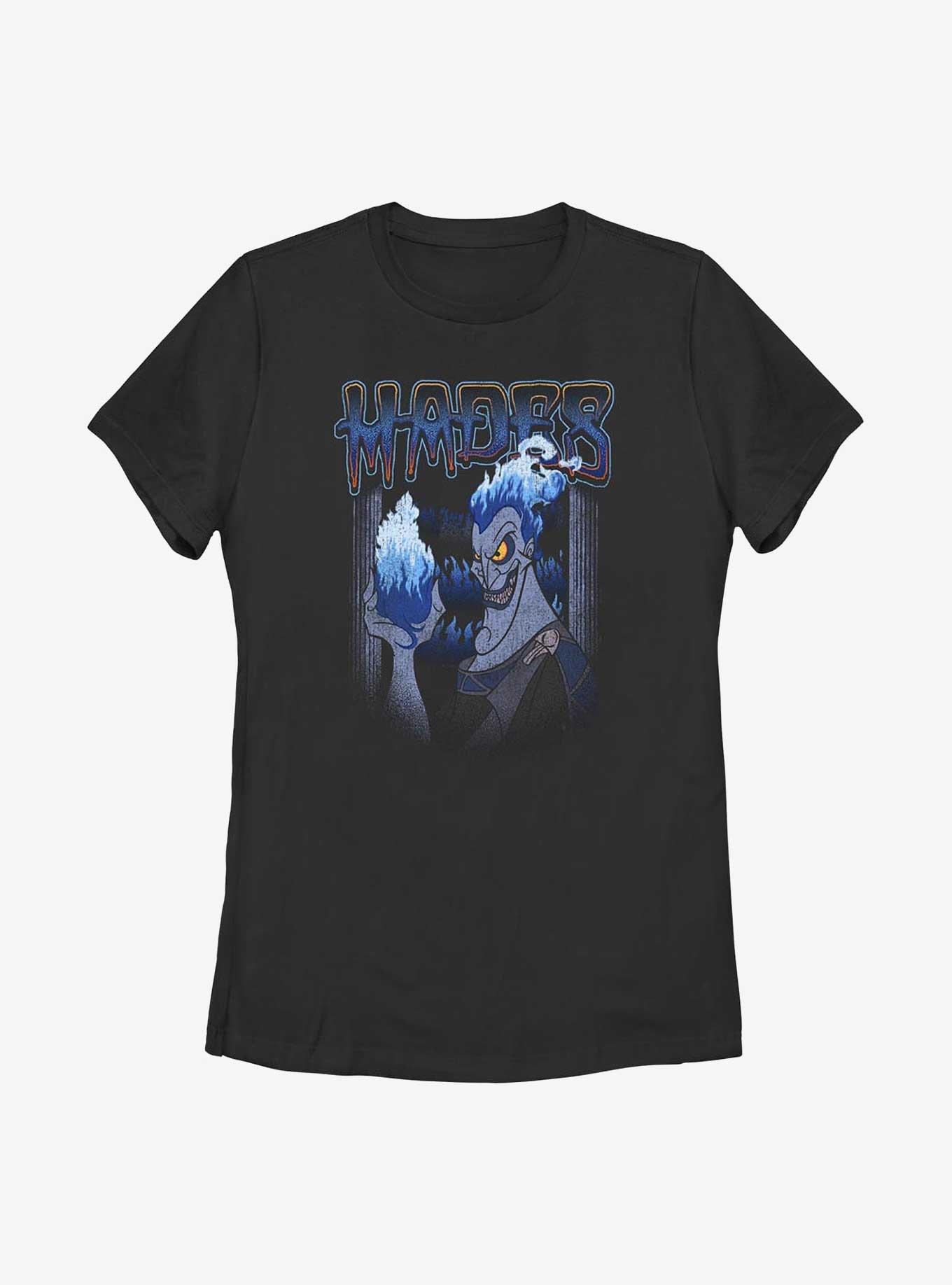 Disney Hercules Hades Flame On Womens T-Shirt, BLACK, hi-res