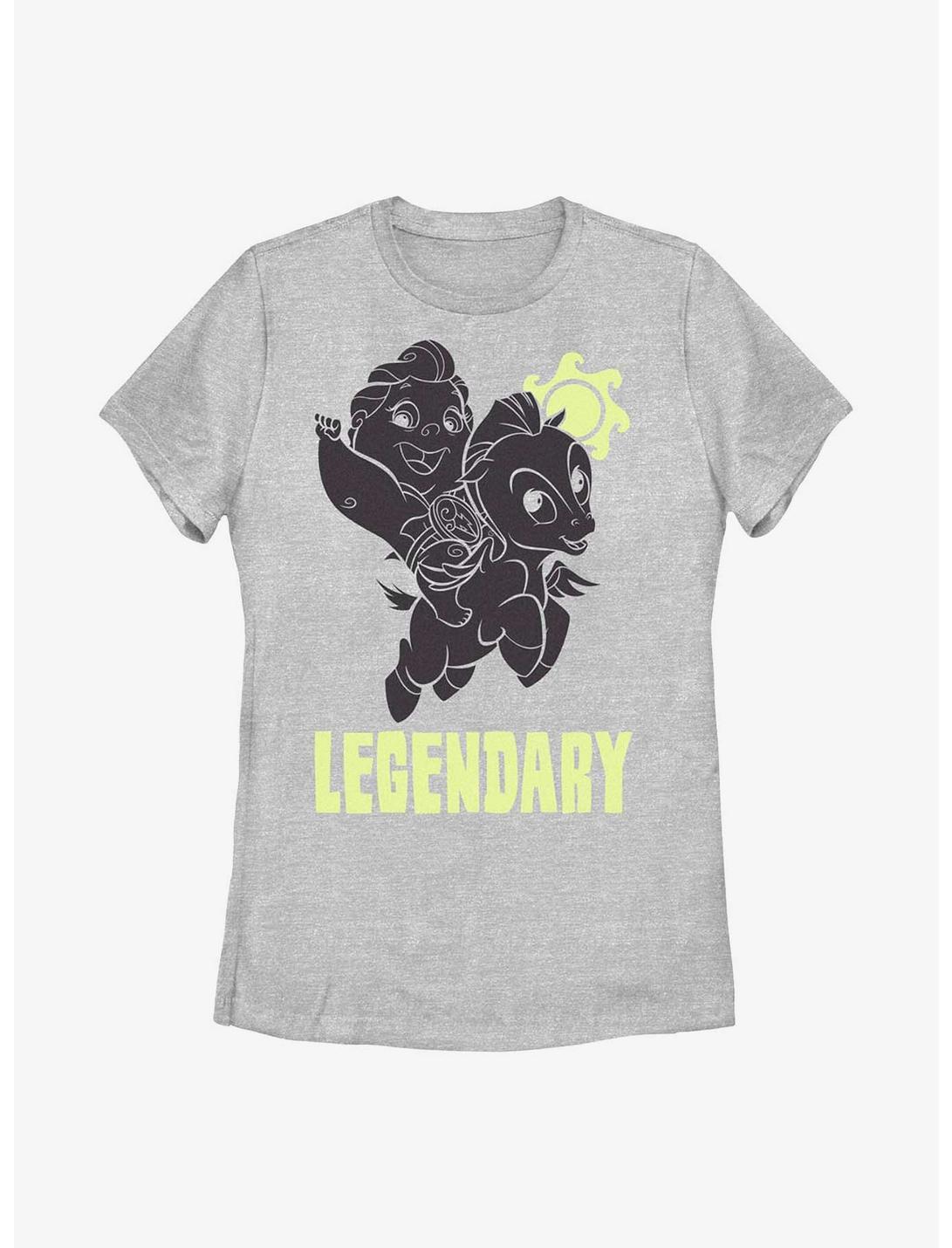 Disney Hercules Greek Legend Baby Hercules and Pegasus Womens T-Shirt, ATH HTR, hi-res