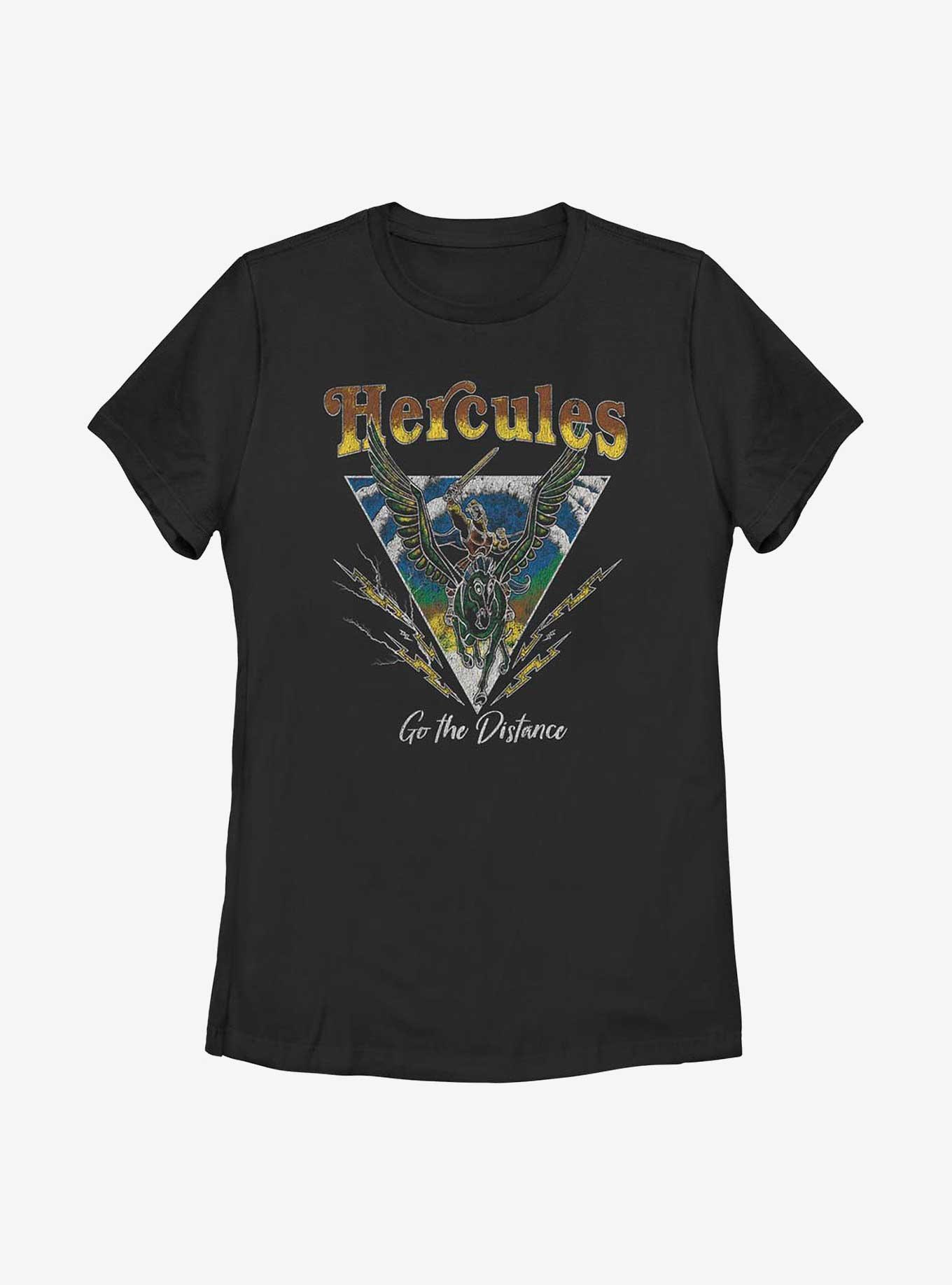 Disney Hercules Go The Distance Womens T-Shirt, BLACK, hi-res